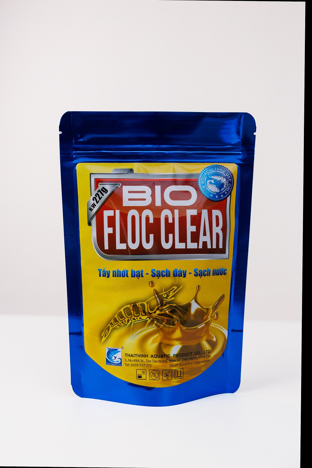 Bio Floc Clear - Tẩy nhớt bạt, sạch đáy, sạch nước