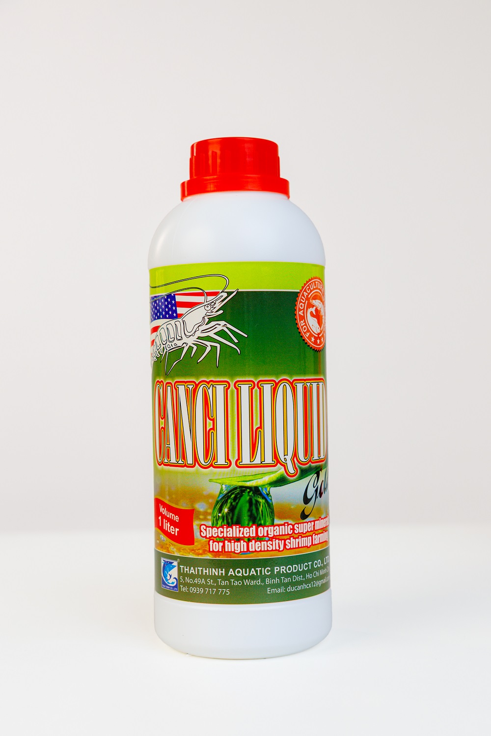 Canci Liquid Gold - Siêu khoáng hữu cơ chuyên dùng nuôi tôm mật độ cao